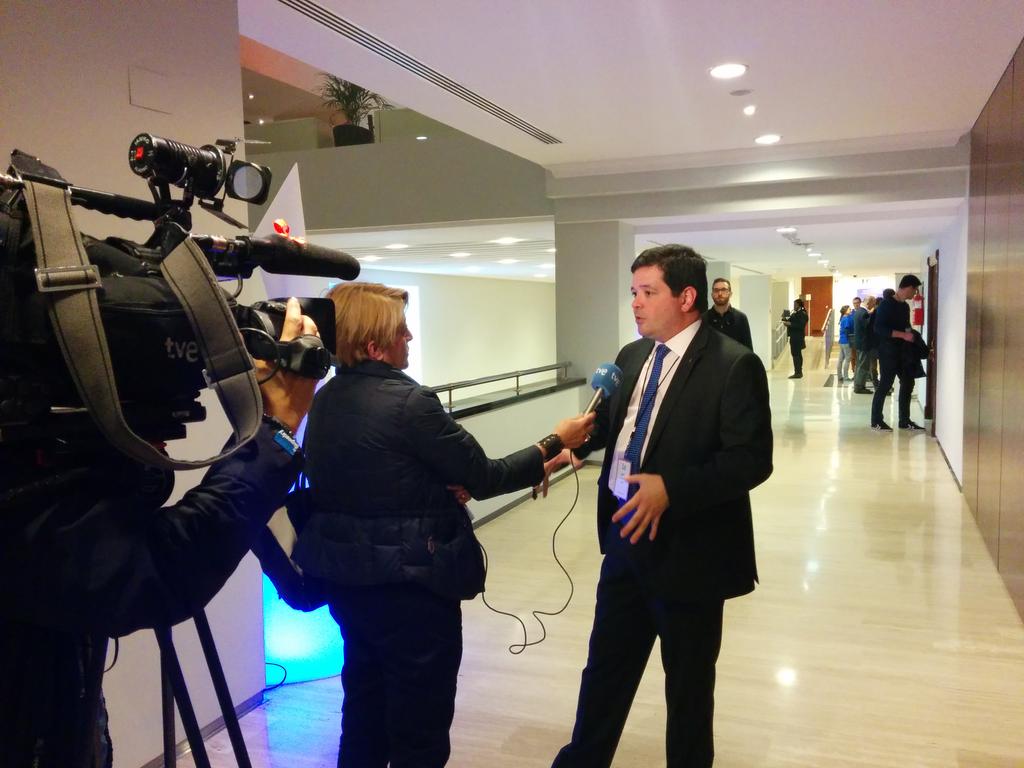 icit2015's tweet photo. Mass Media in the event :) #TVE #icit15 http://t.co/HzUUlCDGZd