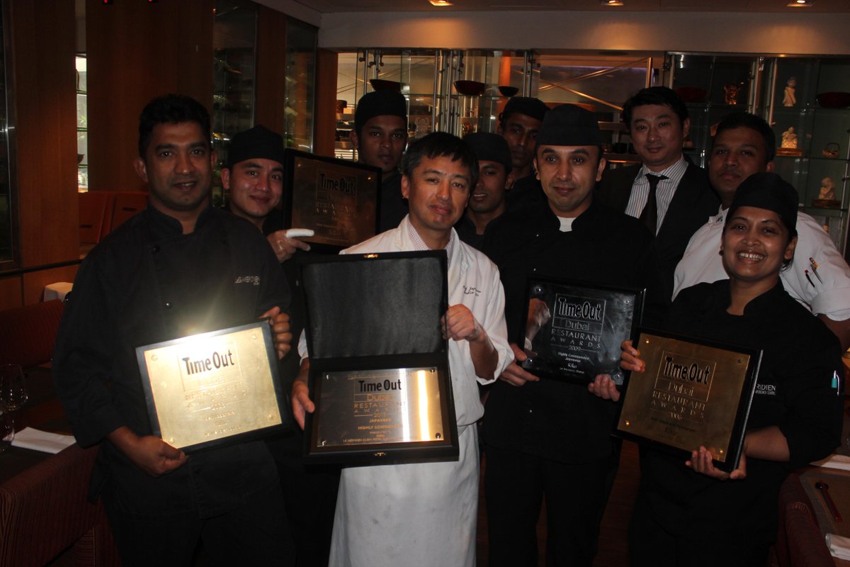 LeMeridienDXB's tweet photo. We're proud to announce @Kiku Japanese restaurant-Won #TheHighlyCommendedRestaurant2015,@TimeOutDubaiRestaurantAwards http://t.co/OpeK6nAGqD