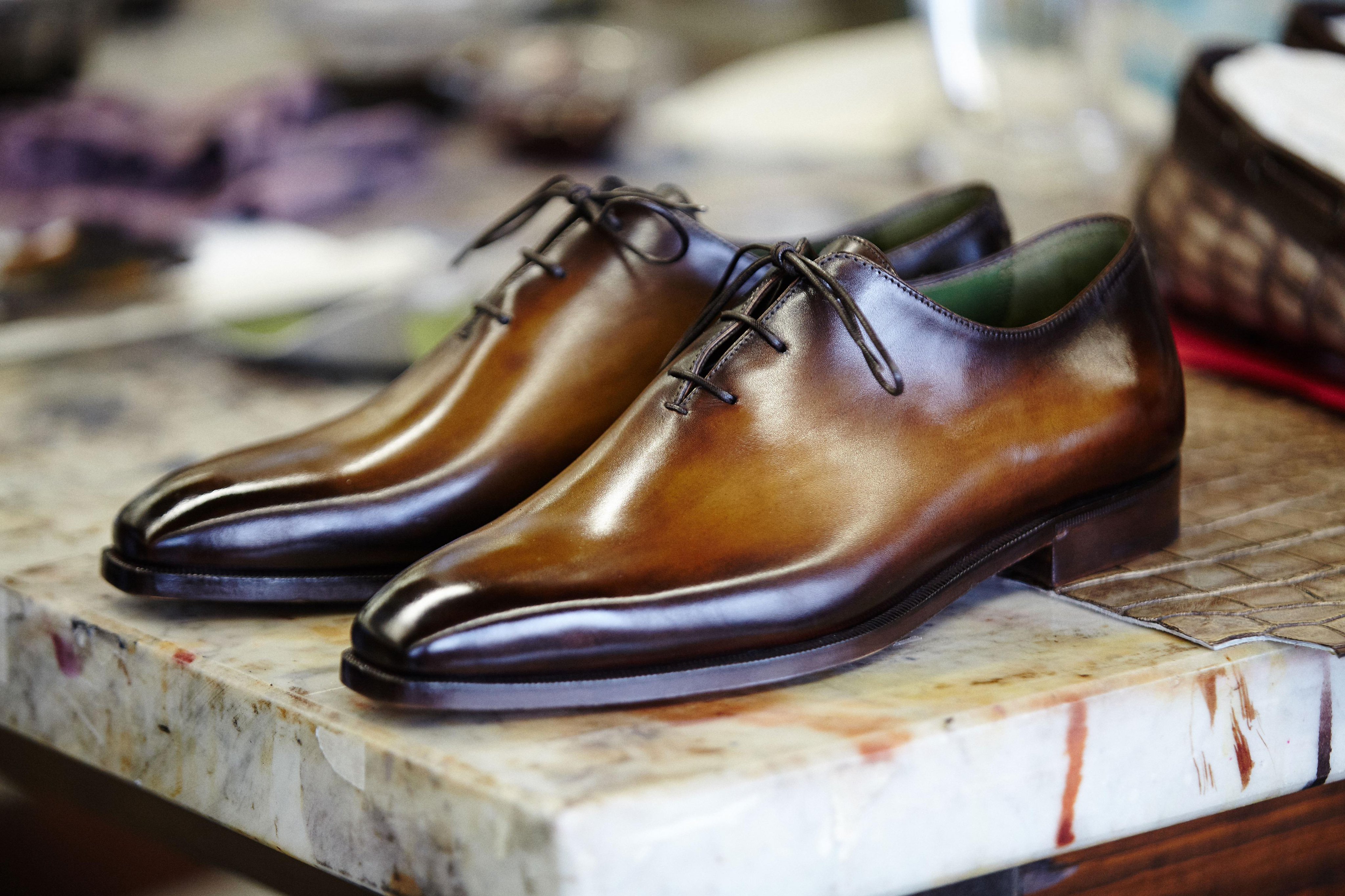 ドレス/ビジネスBerluti Alessandro 2et1 Patina Shoes