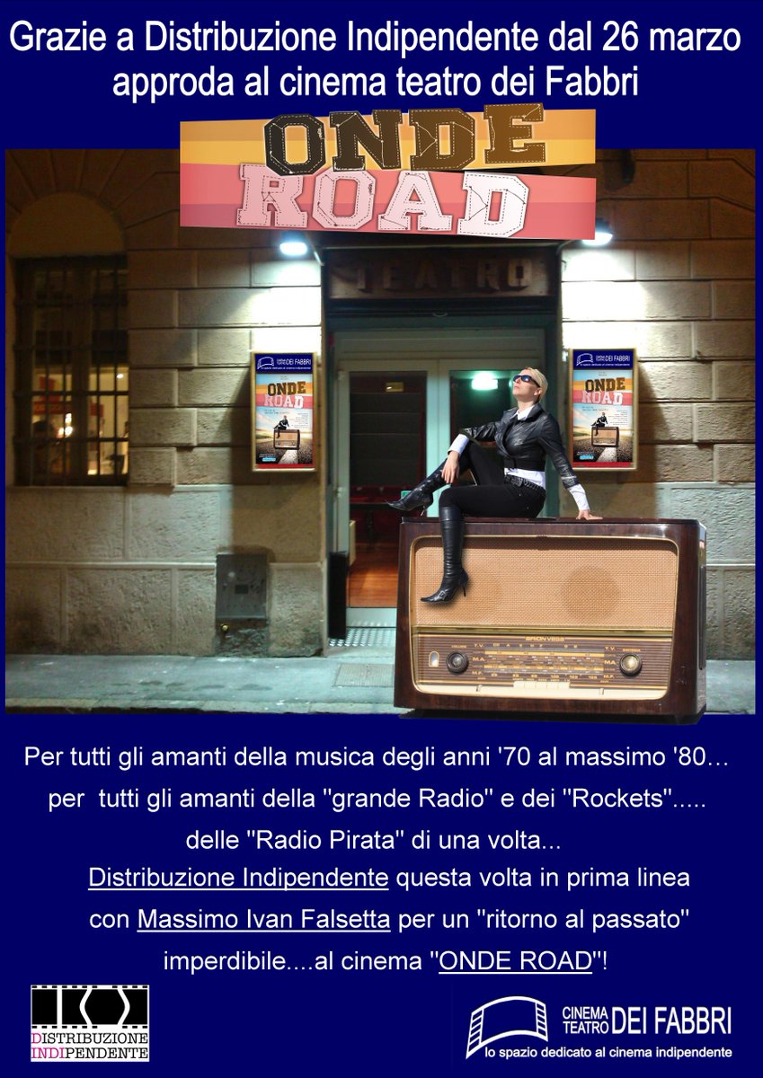 CinemaDeiFabbri's tweet photo. DAL 26 MARZO AL @CinemaDeiFabbri http://t.co/T2m8mduS8G