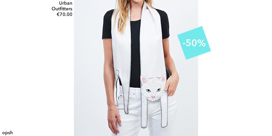 McGinnSisters's tweet photo. To drape ourselves in this amazing #cat scarf. That's all we want in life. http://t.co/h2KymcBksW http://t.co/o9KX80k8WP