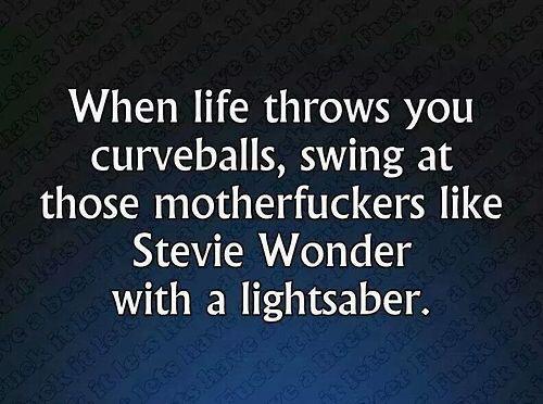 NotCorruptMedia's tweet photo. When life throws you curveballs... http://t.co/MnBmjg0xeC