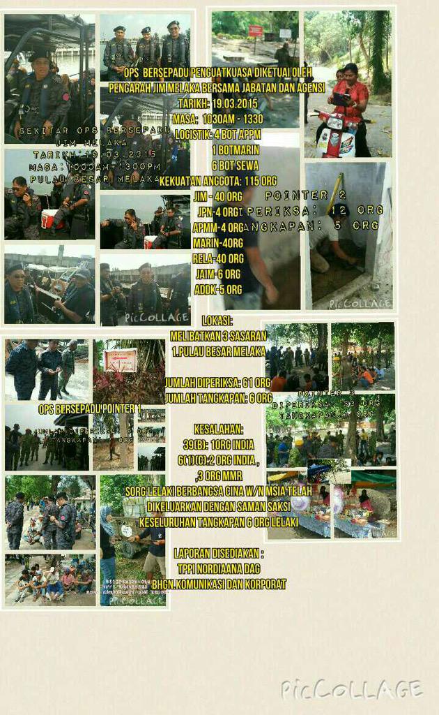 imigresenmy's tweet photo. OPS Bersepadu @imigresenmelaka . @NajibRazak @Zahid_Hamidi @AliHamsa55 @KDNPUTRAJAYA http://t.co/LCFw8JIe3b