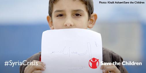 KorayLondon's tweet photo. #SyriaCrisis has caused immense destruction, but not destroyed his wish: 'I want to become a doctor.'http://t.co/Oew8htNitU @savechildrenuk