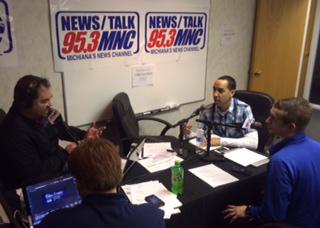 thefivestarlife's tweet photo. We are LIVE! Tune into 95.3 MNC and follow us on Facebook for the next 2 days! http://t.co/qrZD9sTpRJ http://t.co/fbVrvzenBT