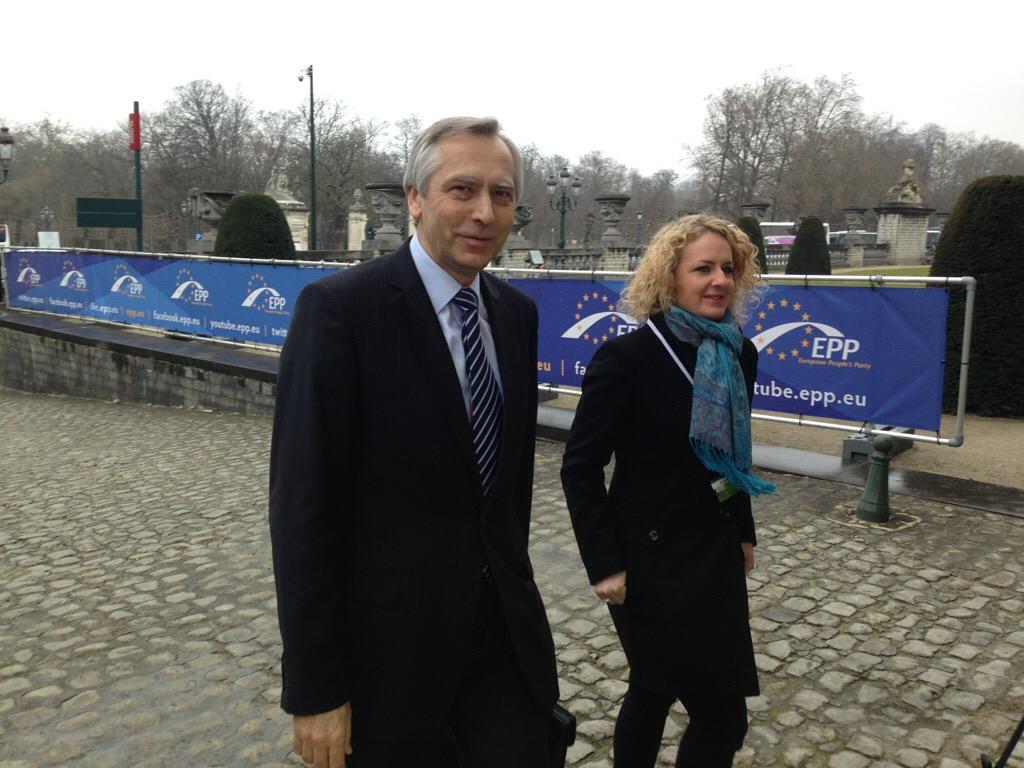 stanozupa's tweet photo. “@EPP: Jan Figel arrives at the #EPPSummit @KDHsk @janfigel http://t.co/yuct22VL3q”