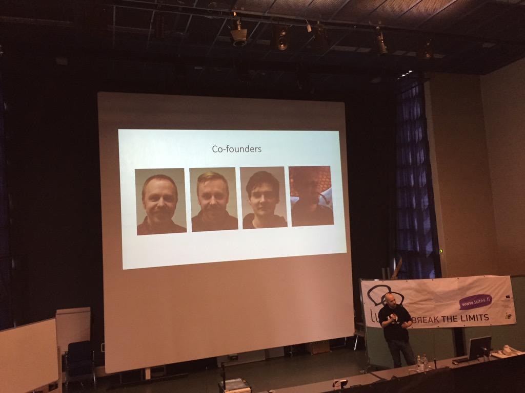 Setok's tweet photo. Pauli Jutila kicking things off for @LUT_ES #TakeOff15 http://t.co/yDZuQfViEt