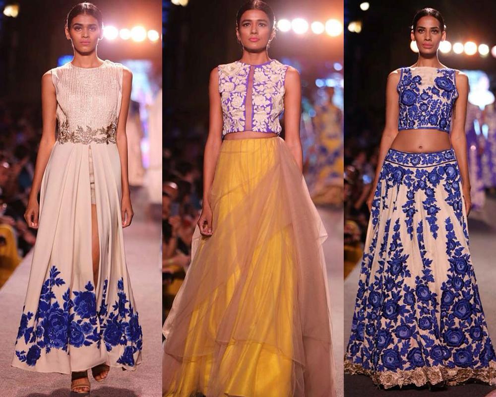 CandiedChat's tweet photo. #BlueRunway @ManishMalhotra1 show is love at first sight! The social cause just accentuated the sheer beauty http://t.co/en5z424WYO