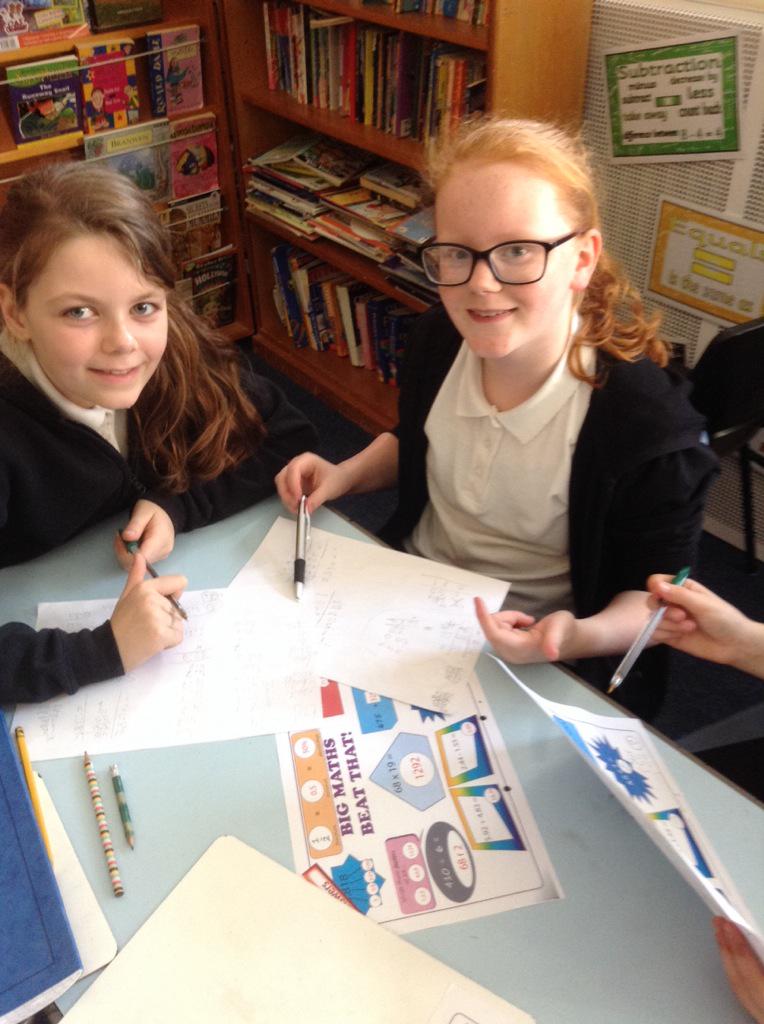 gladstonebarry's tweet photo. Marking our own Big Maths tests and figuring out how to correct our mistakes #selfassessment #BigMaths #teamyearfive http://t.co/bRHzDFTcd4