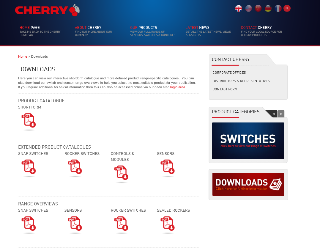 cherryswitches's tweet photo. Download the CHERRY catalogues for Switches and Sensors here http://t.co/WJtEWcbXES http://t.co/OnJqBwPD0M