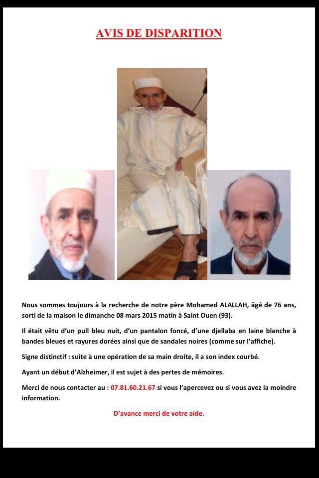 Salatjanazaa's tweet photo. 📢 AVIS DE RECHERCHE 📢
📛RT svp📛
La famille est toujours à sa recherche⏳ http://t.co/Pzpps58OLl