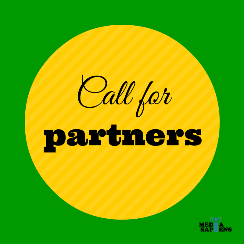 MediaSapiensNet's tweet photo. OPEN CALL for NGOs to join the project. Read more: http://t.co/F8mhztBDkF http://t.co/0XCRAjoXvl