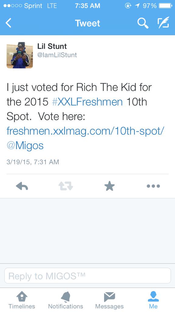 IamLilStunt's tweet photo. @Migos http://t.co/eAnvMFfKQN