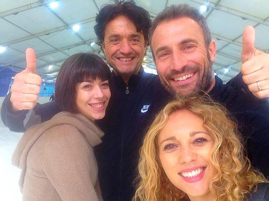 I "vincitori morali" di <a href="/Nottighiaccio/">Notti sul ghiaccio</a> si allenano per la serata finale!

<a href="/giorgioborghett/">giorgioborghetti</a> @BaseGiulioBase <a href="/AliVelati/">alice Velati </a>