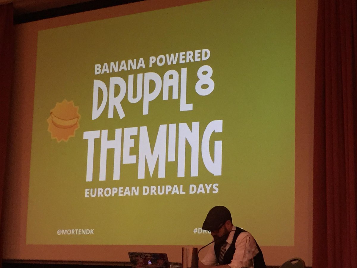 There's always a mix of fun and madness when learning from this guy! <a href="/mortendk/">mortendk</a> #DrupalDaysEU