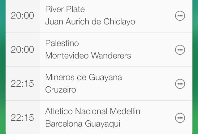 TTdeporte's tweet photo. El menú de @CBrLibertadores de esta noche. http://t.co/OBFgq5YRMU
