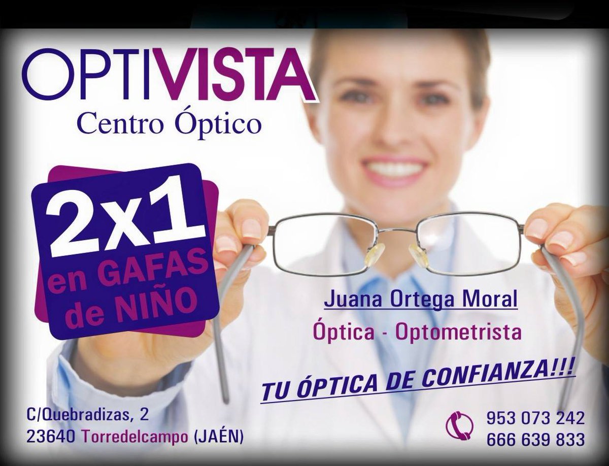 ComercioTDC's tweet photo. @optivista1 Tiene 2X1 en gafas de niño ¿Vas a perder la oportunidad? http://t.co/6hpxCHJOfT