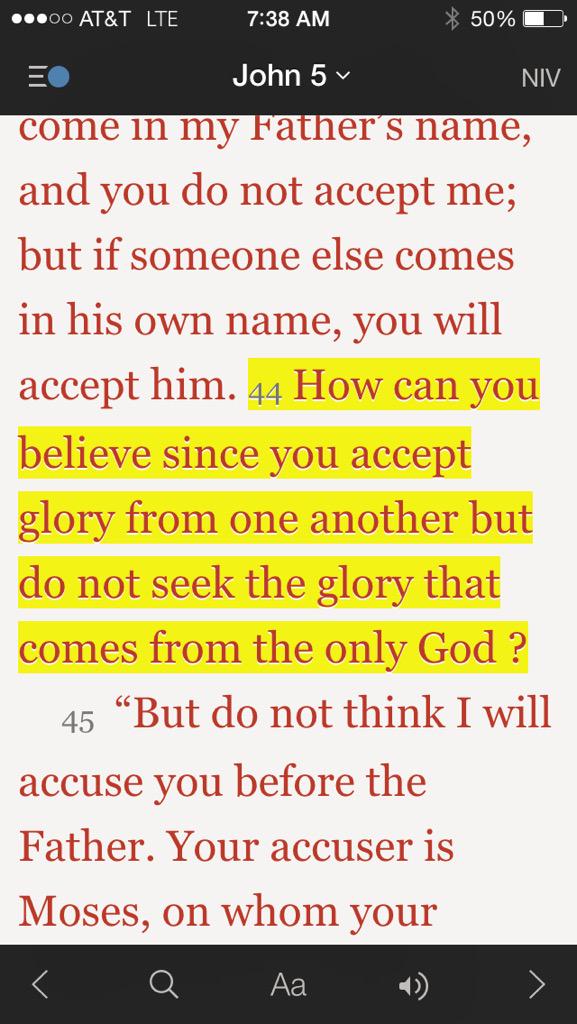 sammarsonek's tweet photo. His glory or ours? We can claim its for His, but do our lives truly reflect that? #examineyourlife @Athletes116 http://t.co/tBrh9CmYwD
