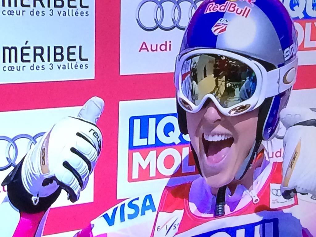 kerstinlehms's tweet photo. Congrats @lindseyvonn on the 67th victory and the Super G globe. 
#LV67 #globe19 #WorldCupFinale http://t.co/1HlLiifkeL