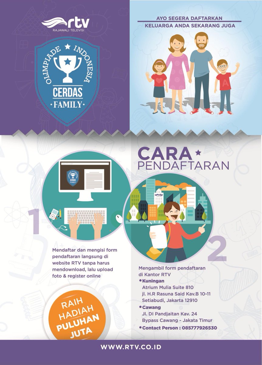 oicfamilyRTV's tweet photo. YUK, Daftarkan Keluarga Kamu Sekarang Juga di http://t.co/3FjbULn3Df / datang ke Kantor RTV @langitRTV http://t.co/1FZLPtbQAu