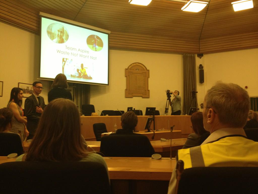 MoleValleyDC's tweet photo. Team Aspire being grilled by judges @LGChallenge http://t.co/5Ig4tqtuGE