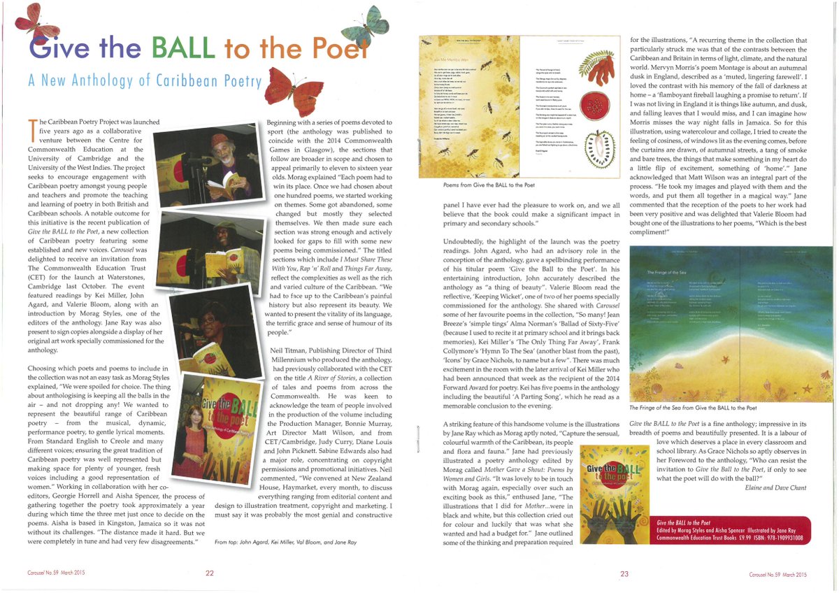 CPProject's tweet photo. Very excited to find this in @CarouselDave this month! Thank you so much for a beautiful spread! http://t.co/Hqbs4pIQ5O