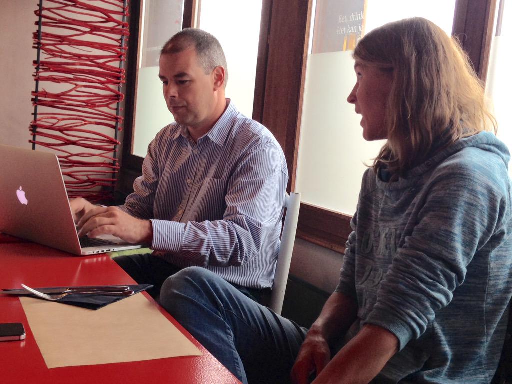 Perslunch @ Leuven met <a href="/3athlon_BE/">3athlon_BE</a>, <a href="/HansJacobs5/">Hans Jacobs</a> van @sportwereld_be &amp; <a href="/StefanVDWe/">www.regiosport.be</a> van <a href="/hlnsport/">HLN Sport</a> #bedankt