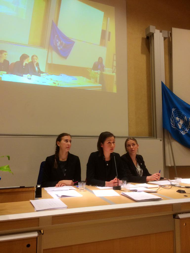 munfalun's tweet photo. "Highly Honoured Secretary General" leading the debate on nuclear disarmament. http://t.co/8jVeU5dcWo