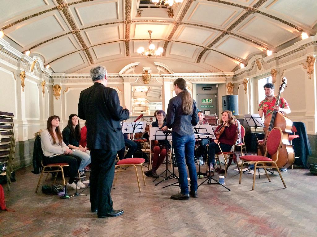 musicexpedition's tweet photo. Rehearsals underway for #TheFirstLaunch @SloansGlasgow | Saturday 19:30 @RCStweets | https://t.co/XKel7Zj8Cy | GNME http://t.co/bSQgH6yhwq
