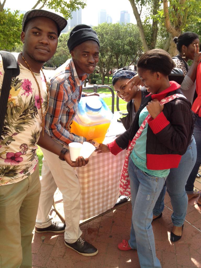 IPYG_AFRICA's tweet photo. Big smiles &amp; conversations about Peace with some future leaders! #CPUT #CampusActivation #IPYG http://t.co/N9Ozl8e2i6