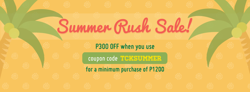 VctrMctngy's tweet photo. “@takatackph: The SUMMER RUSH SALE is on! Retweet this photo and get a chance to win a 5K shopping voucher ☺️ http://t.co/7xqdE3hf9t”