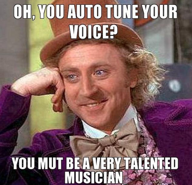 NoiseyMusic's tweet photo. You're wrong if you think auto-tune is a replacement for talent, so shut up: http://t.co/7SI5lrqG75 http://t.co/36nDtrAJbY