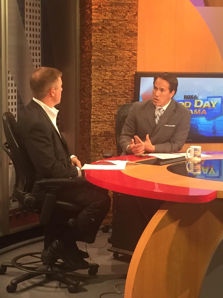 Excited to see <a href="/GBAHB/">GBAHB</a> President Rusty Fowler of @FowlerHomesInc on <a href="/myfoxal/">myfoxal</a> this morning for the <a href="/BldgRemodelExpo/">Bldg & Remodel Expo</a> !