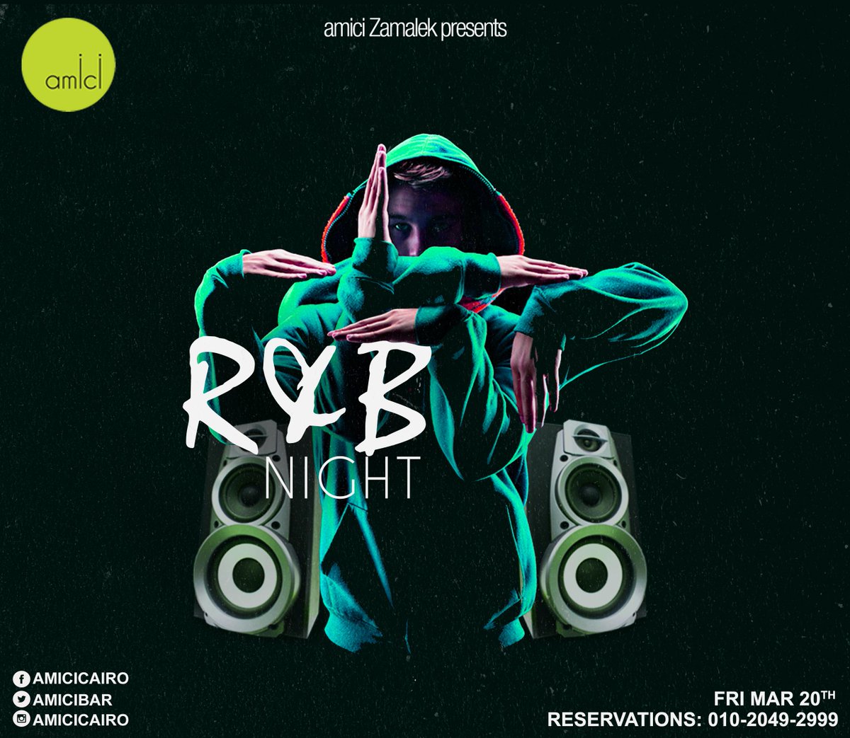 Amicibar's tweet photo. Let the beat drop this Friday night at amici Zamalek. http://t.co/VrydW6opbL