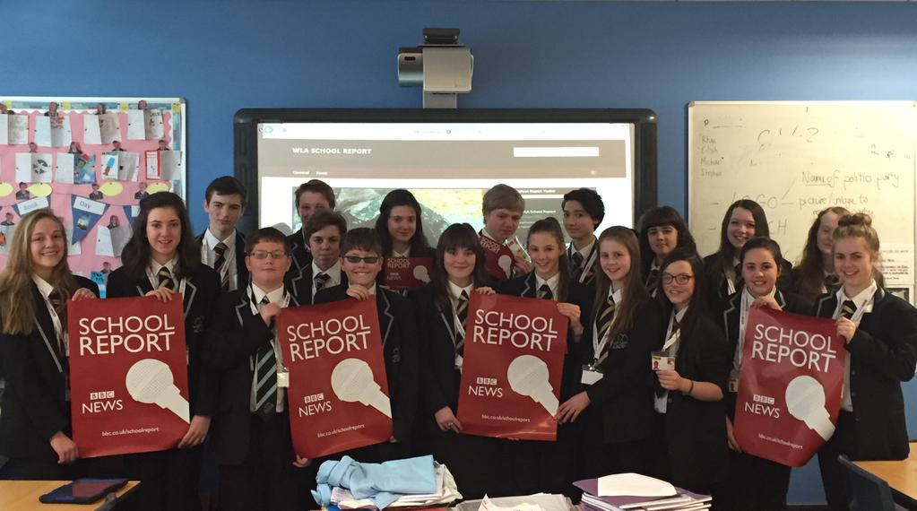 ReportWla's tweet image. Here's #TeamWLA! @BBCSchoolReport #BBCSchoolReport