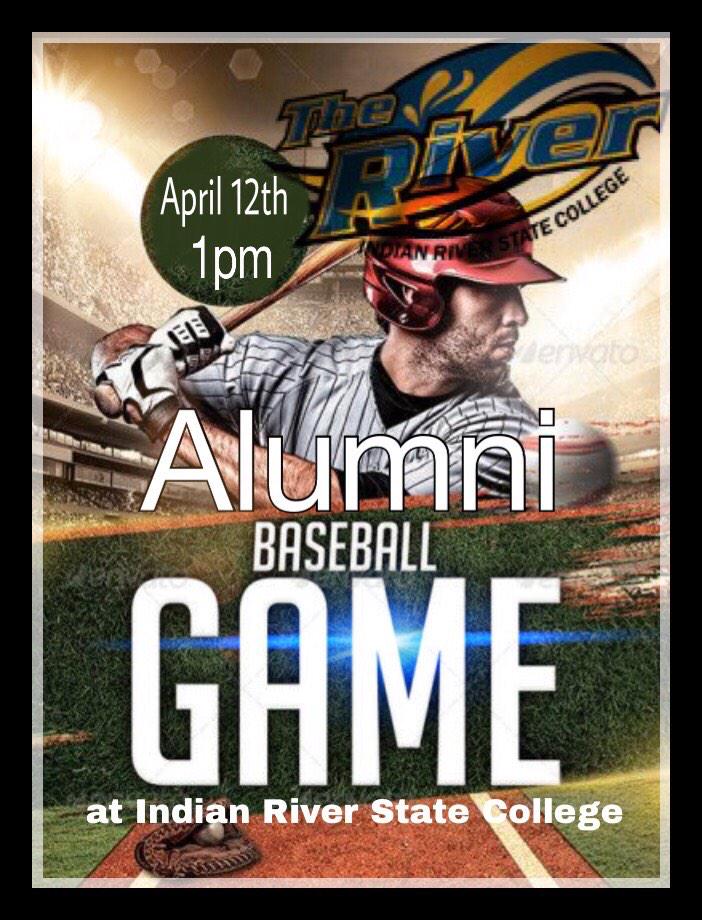 Alumni do not forget. April 12th, 1 P.M