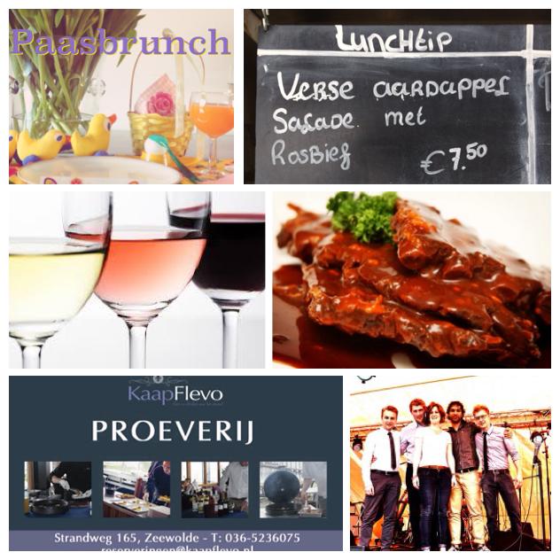 Wàt kies jij? Live muziek zondag, Ribavond de 28ste, Paasbrunch, Goed Doel diner of wijnproeven? #zeewolde <a href="/KaapFlevo/">KaapFlevo</a>