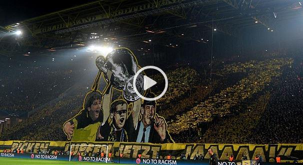 Quedaron eliminados, pero el 'tifo' que montó su afición fue espectacular ▶ ow.ly/KwPCk #Champions