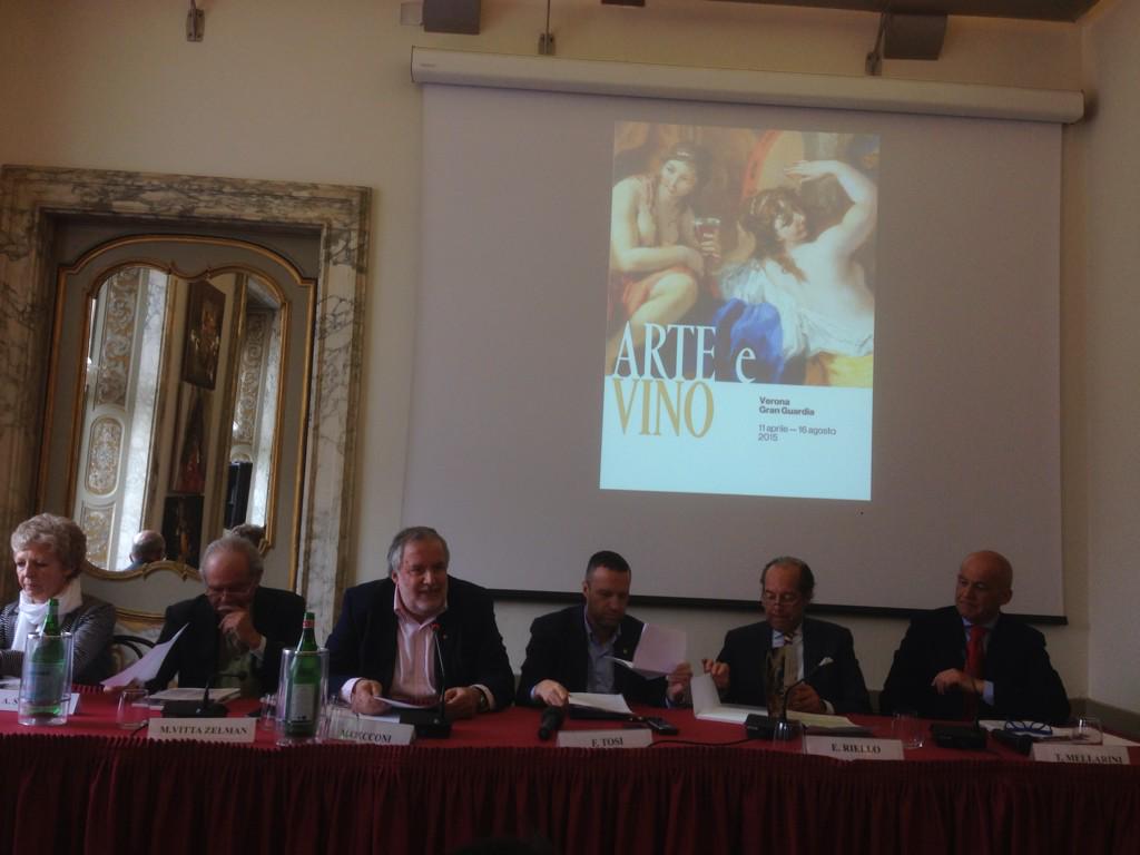 TerFerrari's tweet photo. Presentata a #MI mostra #Arte e #Vino #Verona #Expo #Tosi #Riello #Mellarini #Cecconi @pressVRfiere @PressTrentino http://t.co/NnnSGOYhre