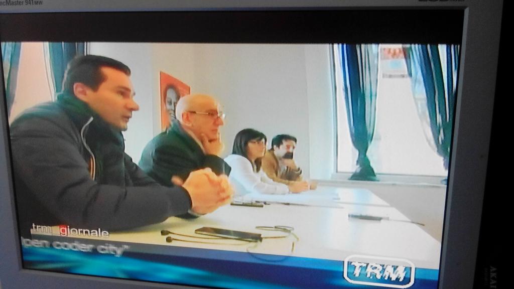 MAFlumero's tweet image. Adesso #OpenCoderCity su @Trmtv ~ @FloresMontem
