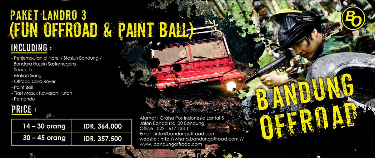 BandungOffroad's tweet photo. rasakan sensasi offroad menggunakan mobil legendaris land rover dan keseruan paintball.. bersama BANDUNG OFFROAD.. http://t.co/eub051mYTm