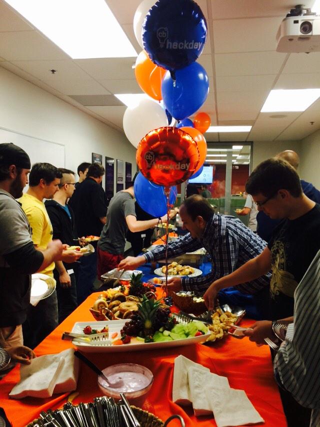 alfieadona's tweet photo. @CareerBuilder Q1 Hackathon! Let the innovation begin! #hackathon #cbhackathon #cbdevelopers #developers @WorkAtCB http://t.co/V7VlUhzd5J