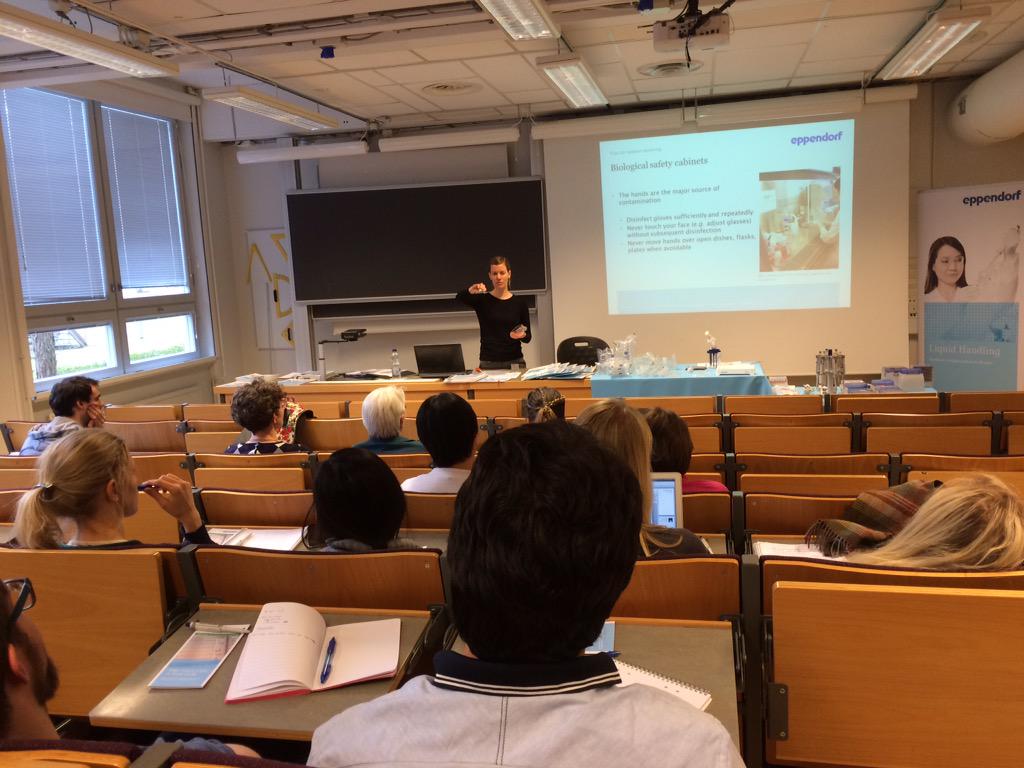 HeleneMullor's tweet photo. Cell culture &amp; pipette seminars in Uppsala http://t.co/yqZMlfrvWB