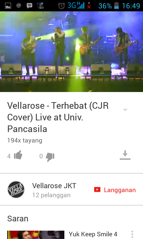 rauliaazzahra_'s tweet photo. @VellaroseID nyanyi lagu "terhebat dr @CJRisCJR :G http://t.co/Y2I4aHjOcz
