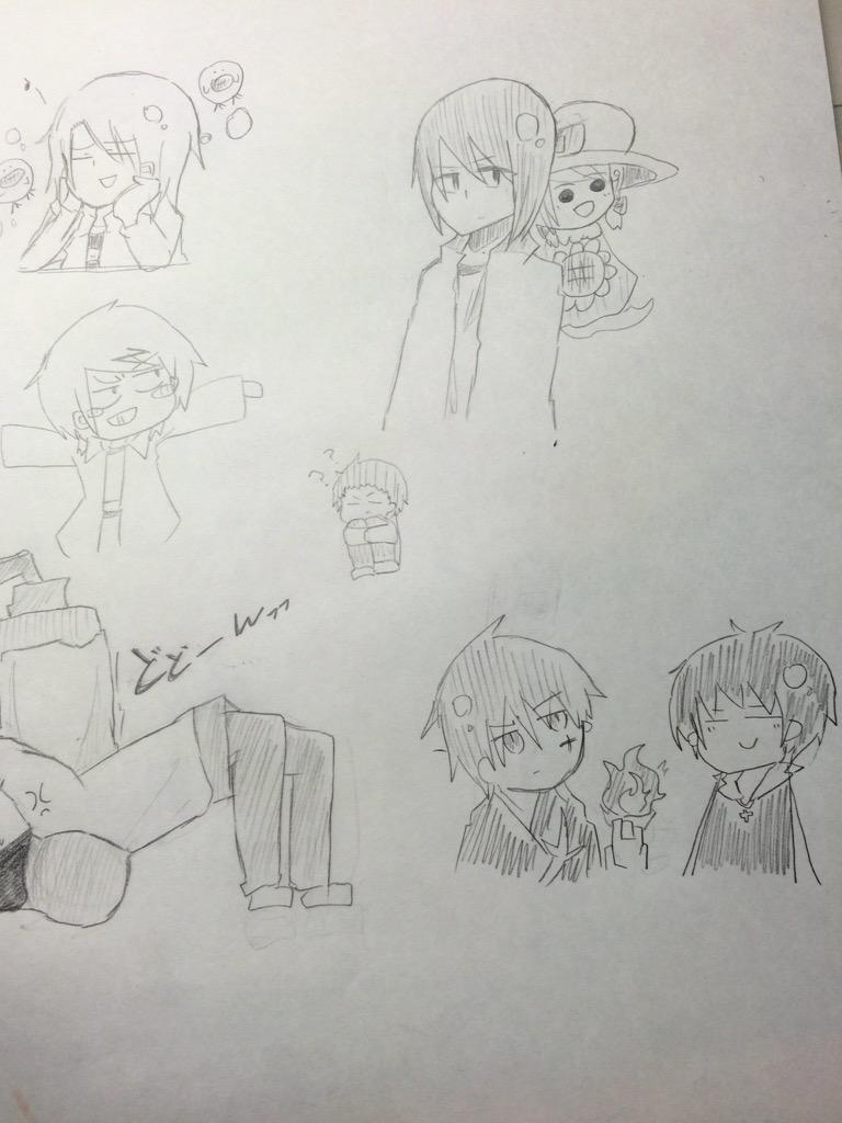 昨日の落書きたち
ほんとにザッザッ描いてるもんだから
まともなのないね笑笑( ^ω^ ) 
