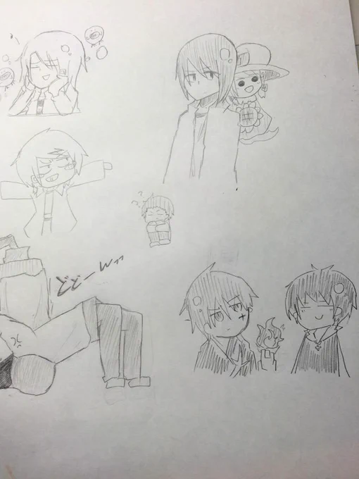 昨日の落書きたち
ほんとにザッザッ描いてるもんだから
まともなのないね笑笑( ^ω^ ) 