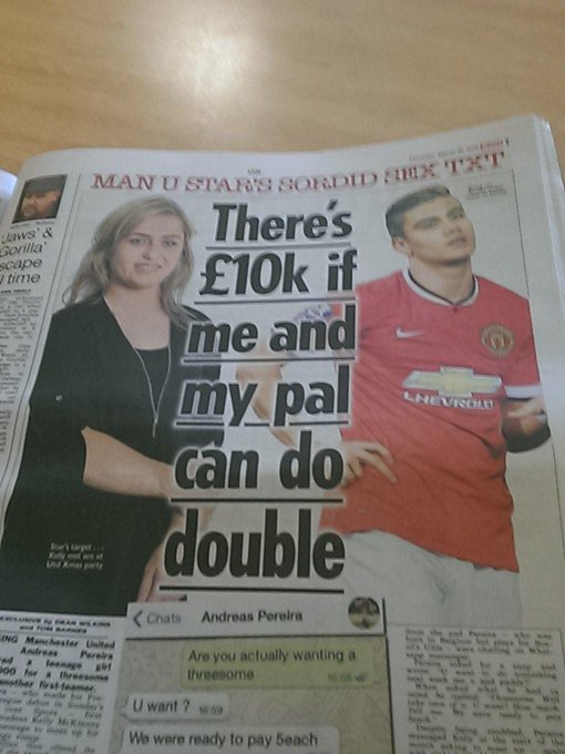 Here we go again,wouldn't be United with a scandal of some sort,hahaha http://t.co/Q2y4F2QjSg<a href="/tag/stayathome"class="tags"><span>#stayathome</span></a>