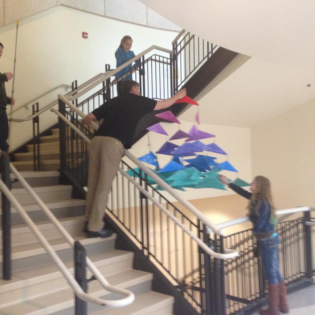 MageeCorinne's tweet photo. We finally installed one of the mobiles. Looks awesome!! http://t.co/HcrBkQuKuz