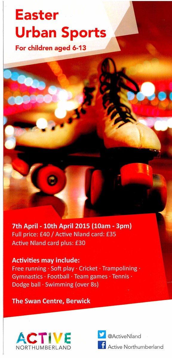 taking booking for urban sports Berwick <a href="/TheSwanCentre/">Swan Leisure Centre</a> plz RT <a href="/spittalroversfc/">Spittal Rovers</a> <a href="/HUFC_/">Highfields United</a>  <a href="/berwickrst/">Berwick Rangers Supporters Trust ⚽️🖤💛</a> <a href="/brfcjuniors/">BRFC Juniors</a>