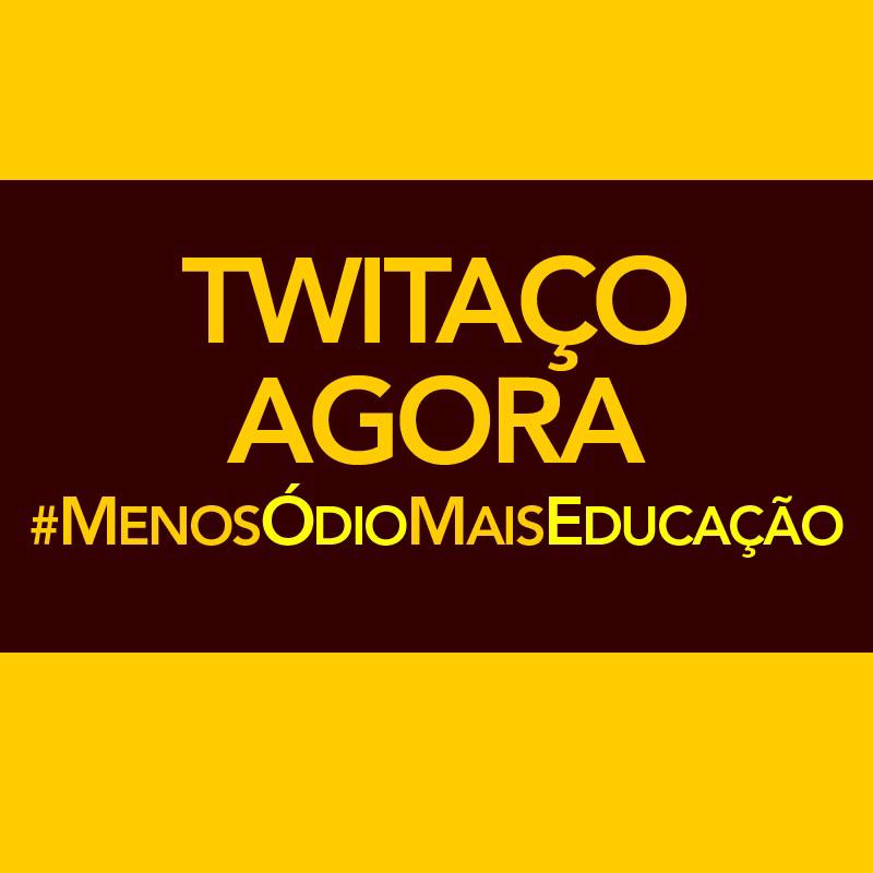 eduardonino's tweet photo. @stanleyburburin Galera vem para o Twitaço, #MenosÓdioMaisEducação http://t.co/RCawewDeug